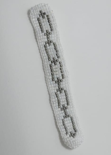 Pulsera cadenas gris sencilla