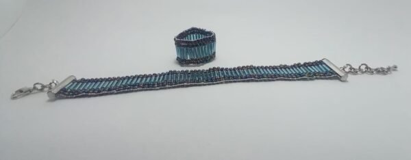 Pulsera Jade Atlántico y anillo complemento 1